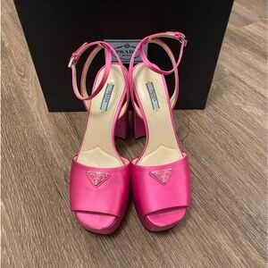 Prada Satin Platform Size 40